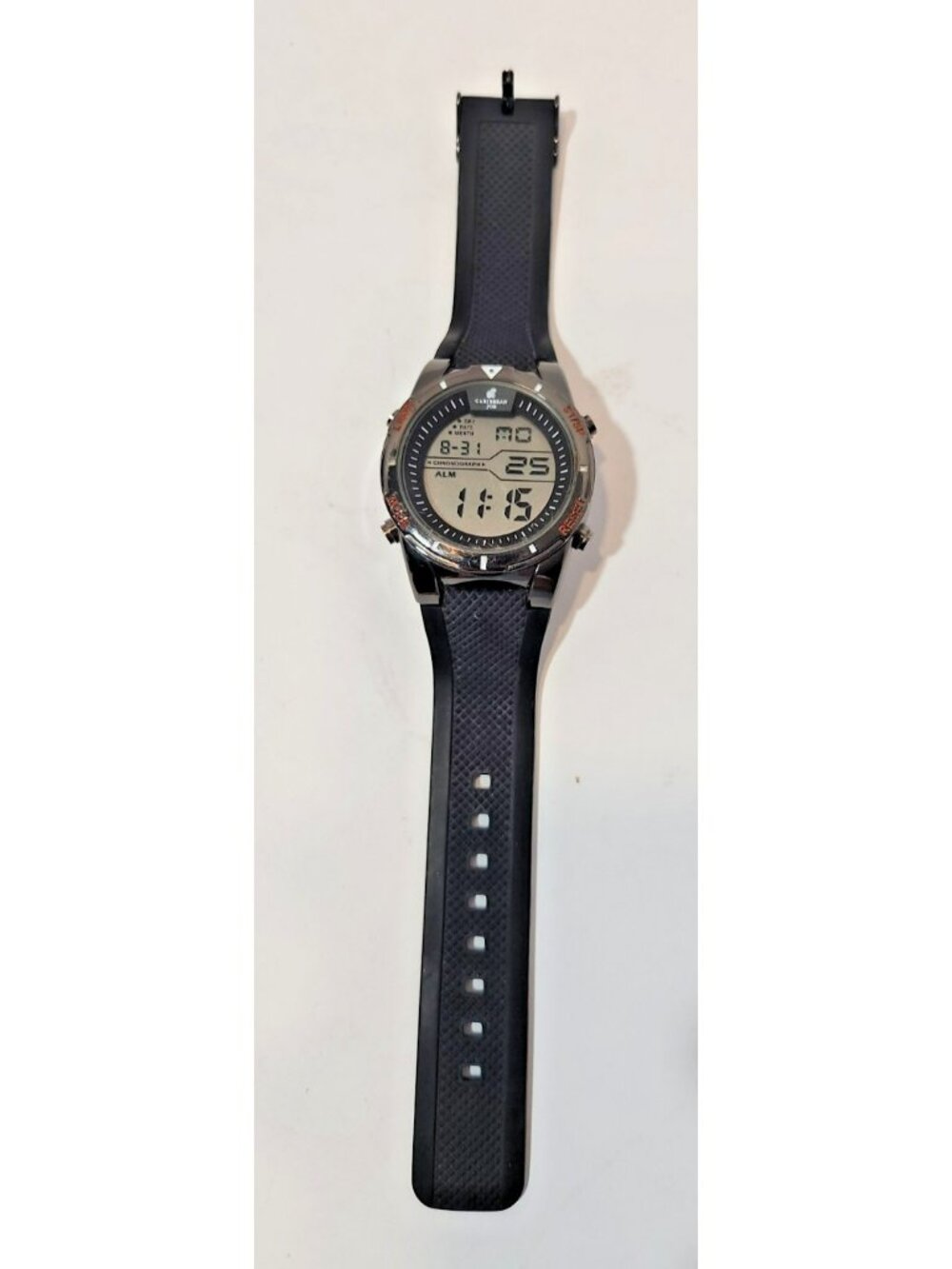 Carribean Joe Mens Digital Chronograph Watch CJ7070GU Black